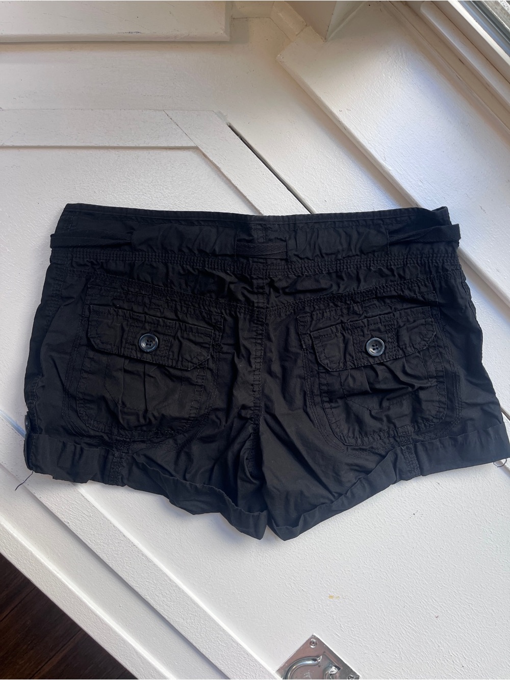 🛍️ Forever 21 • Black Cargo Shorts • Size Medium M